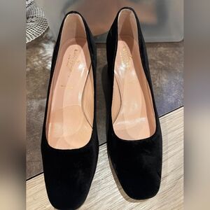 Kate Spade Black Velvet Heels
